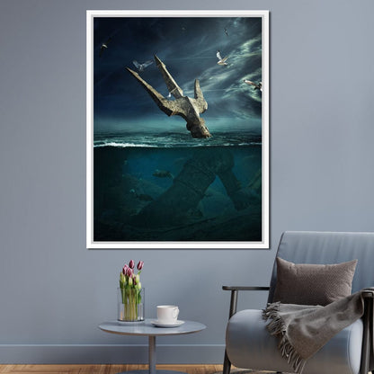 Last Hope - Poseidon Canvas Wall Art