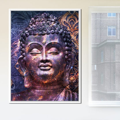 Blue Buddha Canvas Wall Art