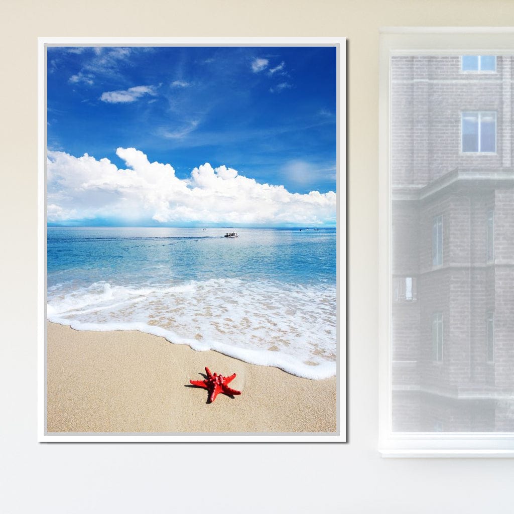 Caribbean Beach Canvas Wall Art