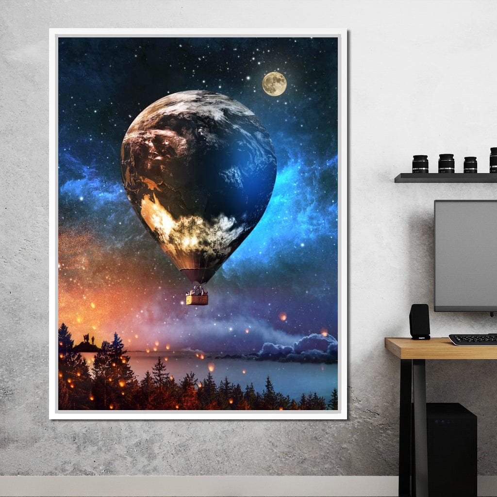 Earth Canvas Wall Art