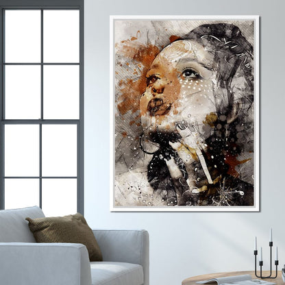 Woman Portrait Canvas Wall Art