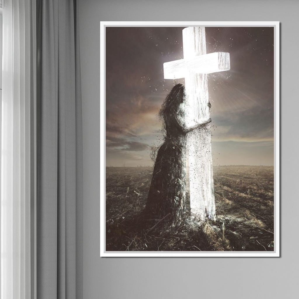 Holding Faith Canvas Wall Art