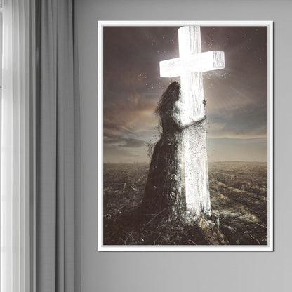 Holding Faith Canvas Wall Art