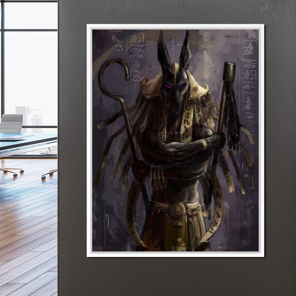 Anubis Canvas Wall Art