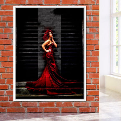 Red Passion Canvas Wall Art