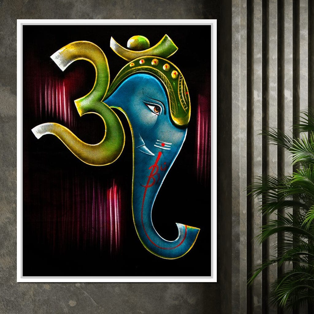Ganesh Diwali Canvas Wall Art
