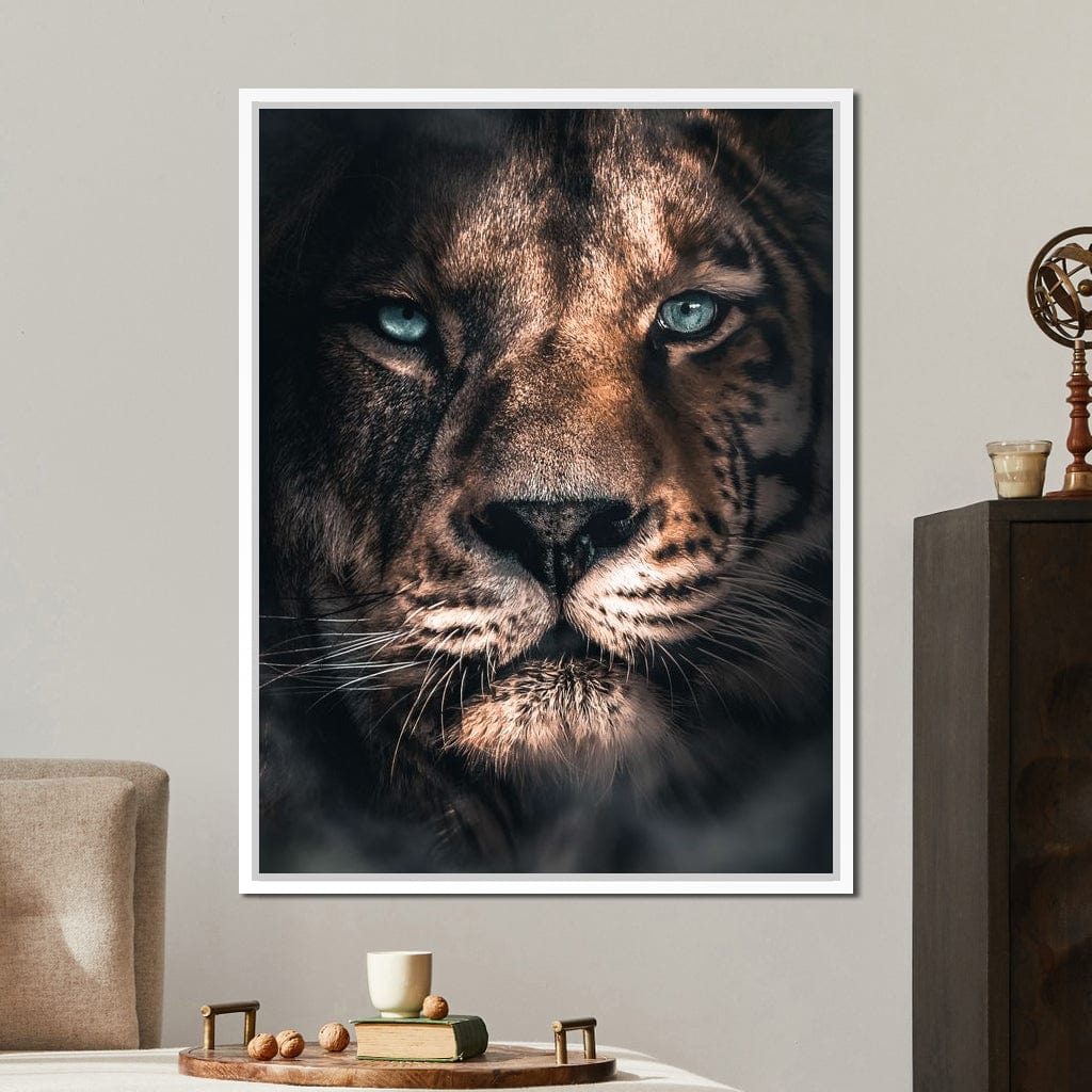 Lion Tiger Canvas Wall Art