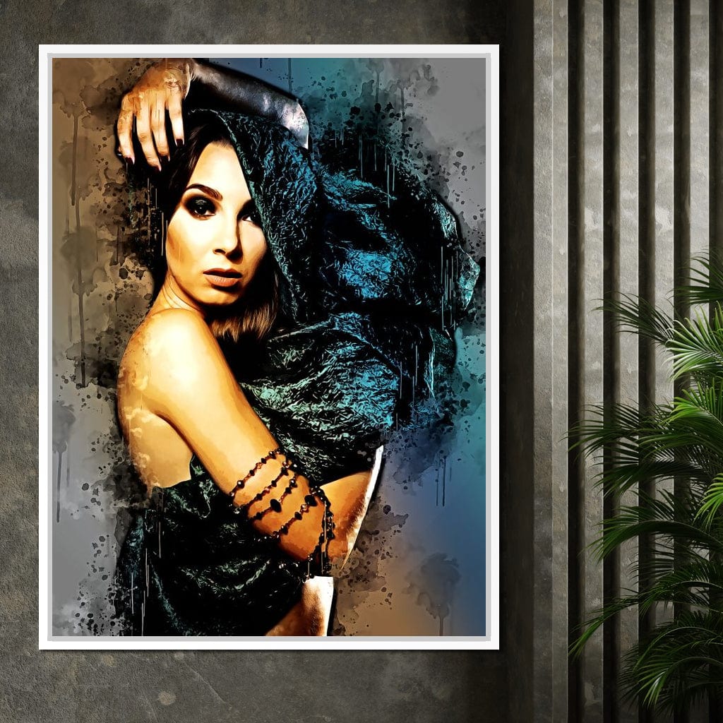 Covered by Beauty Canvas Wall Art