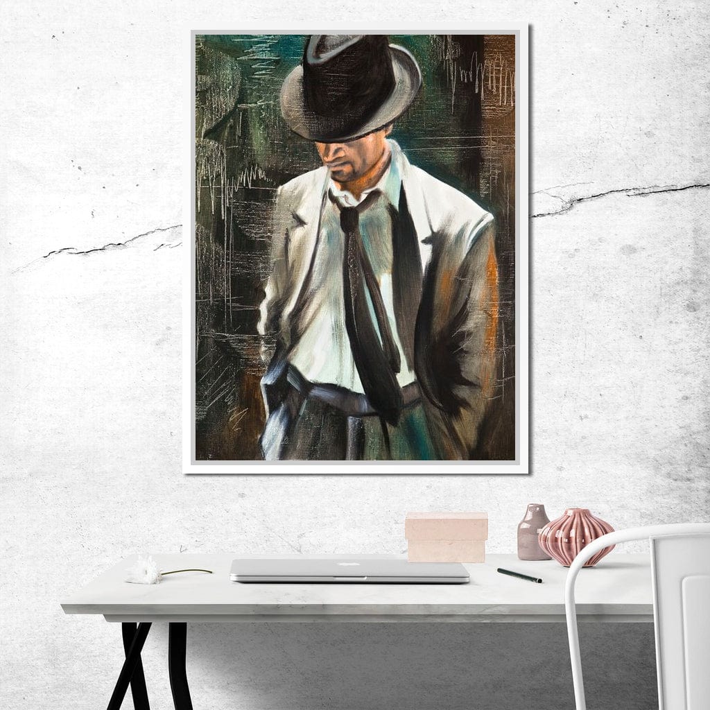 Stylish Man Canvas Wall Art