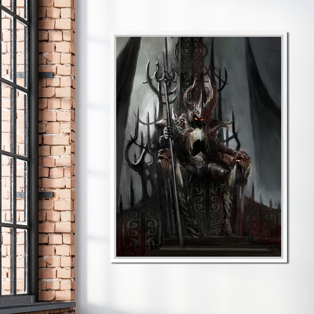 Death Knight Canvas Wall Art