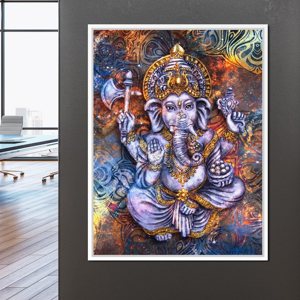 Spiritual Ganesha Canvas Wall Art