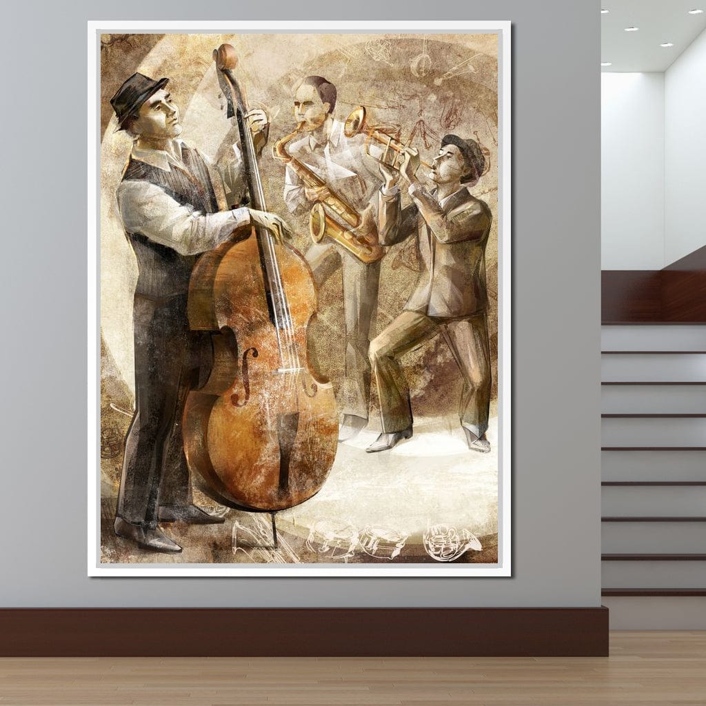 Jazz Band Canvas Wall Art