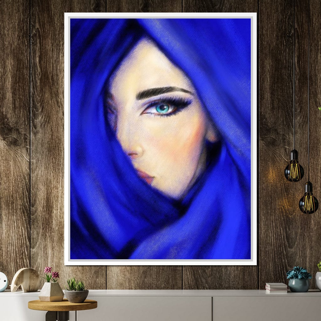 Blue Eye Canvas Wall Art