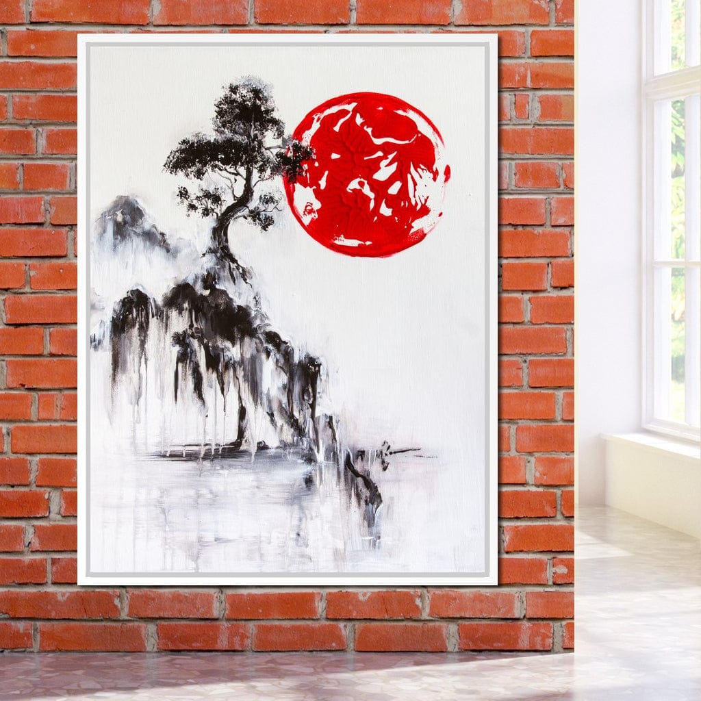 Japanese Tree Canvas Wall Art