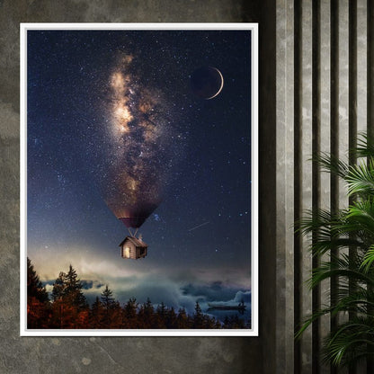 Milky Way Canvas Wall Art