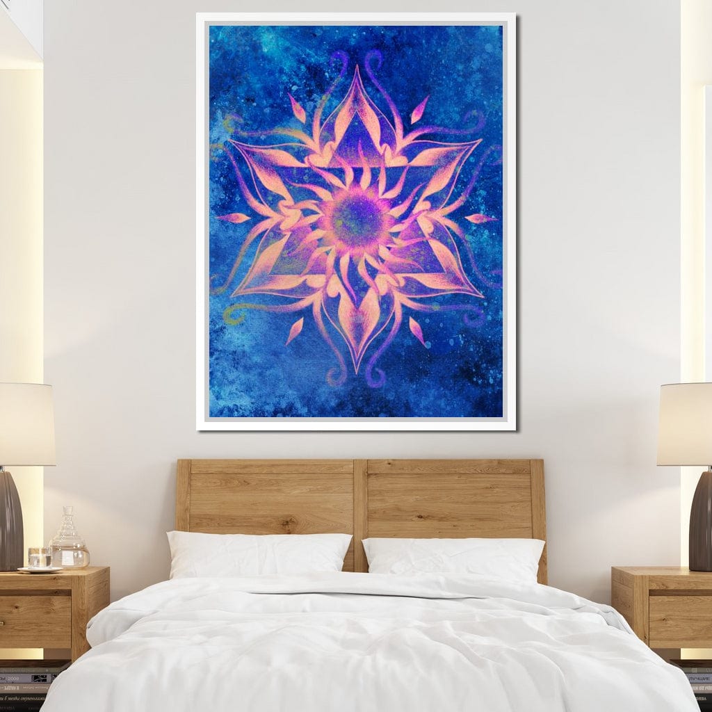 Pink Mandala Canvas Wall Art
