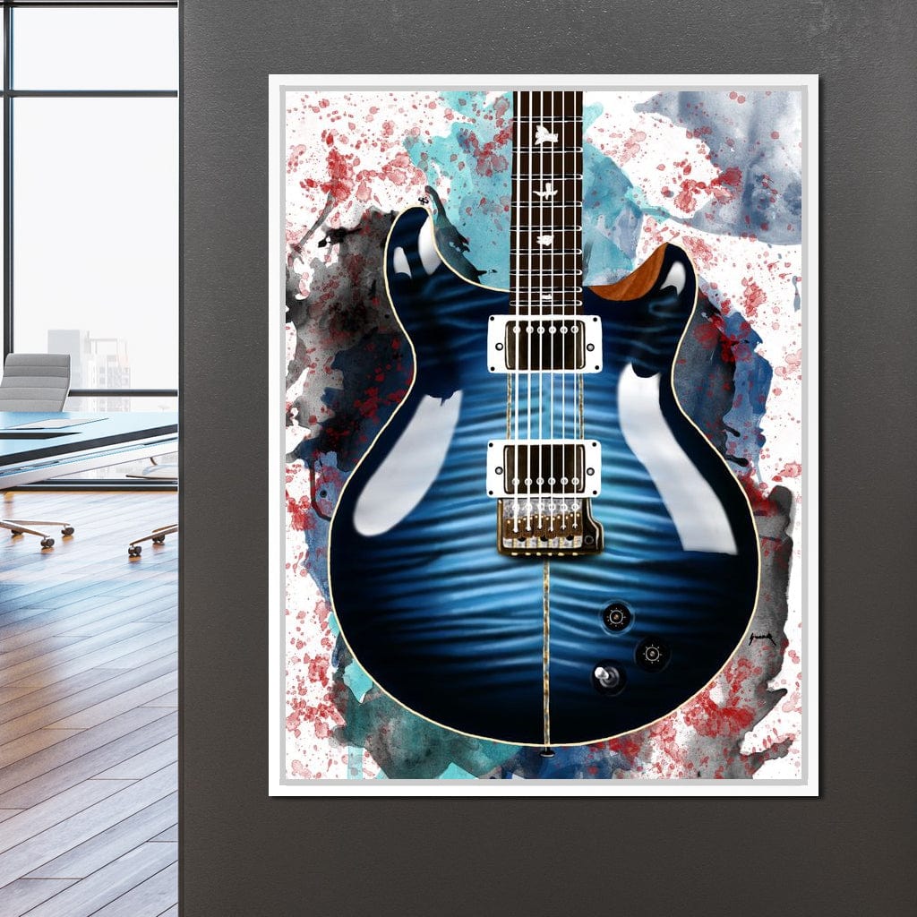 Santana's Electric Guitar Canvas Wall Art