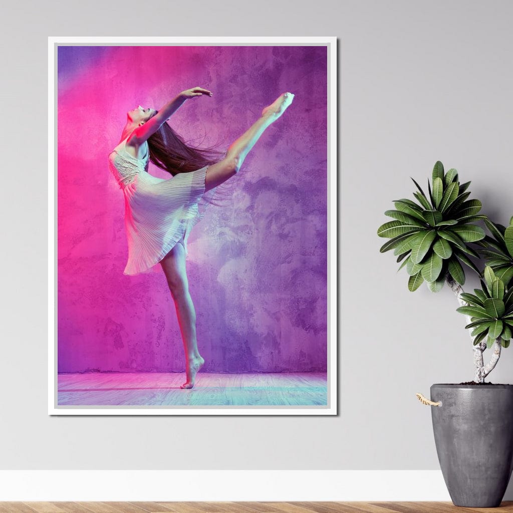 Ballet Dancer Canvas Wall Art