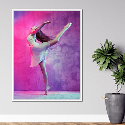 Ballet Dancer Canvas Wall Art