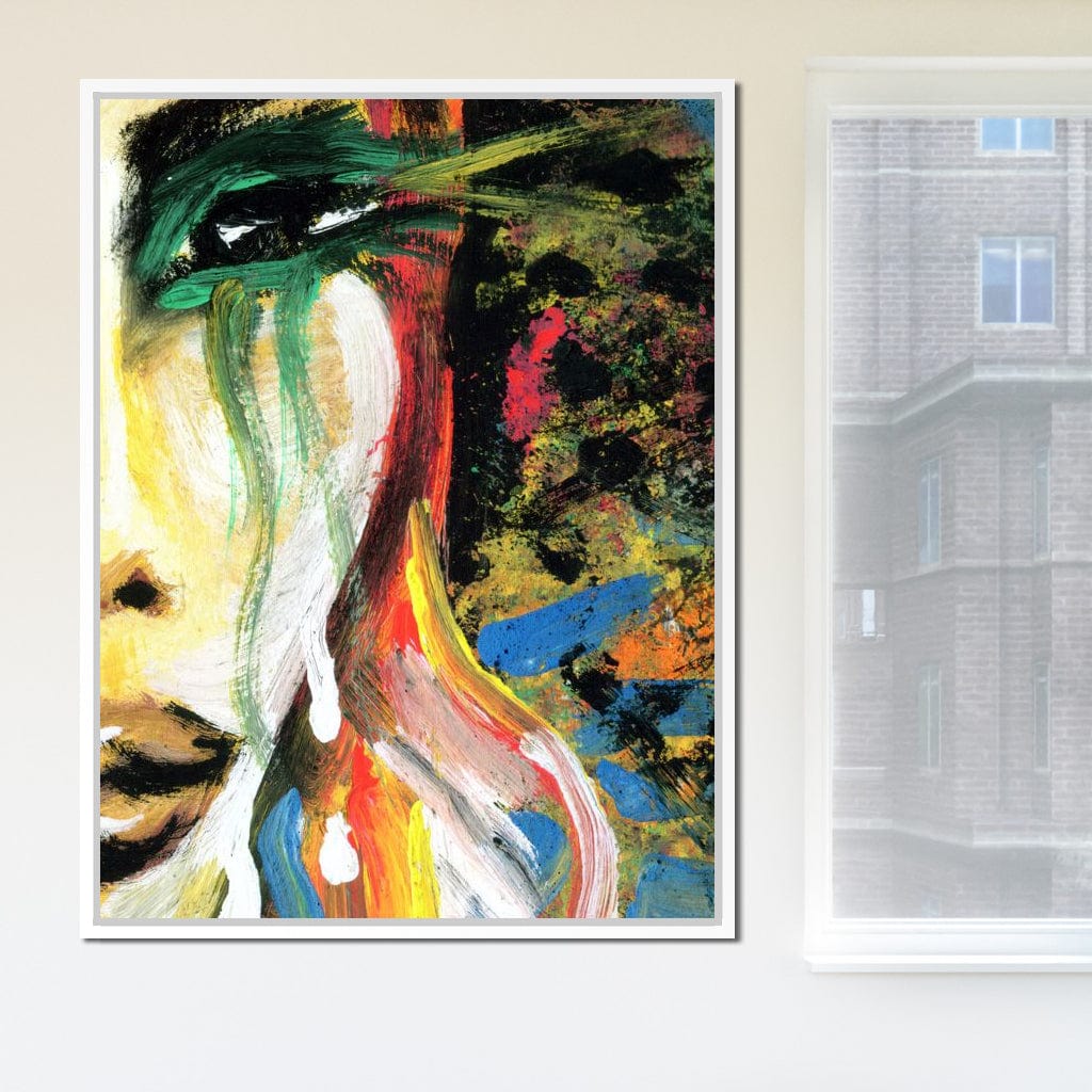 Emotional Lady Canvas Wall Art