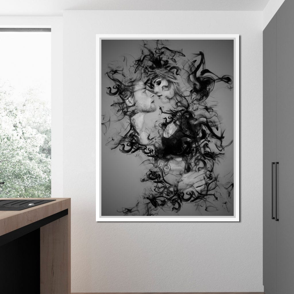 The Smoke Collection 06 Canvas Wall Art