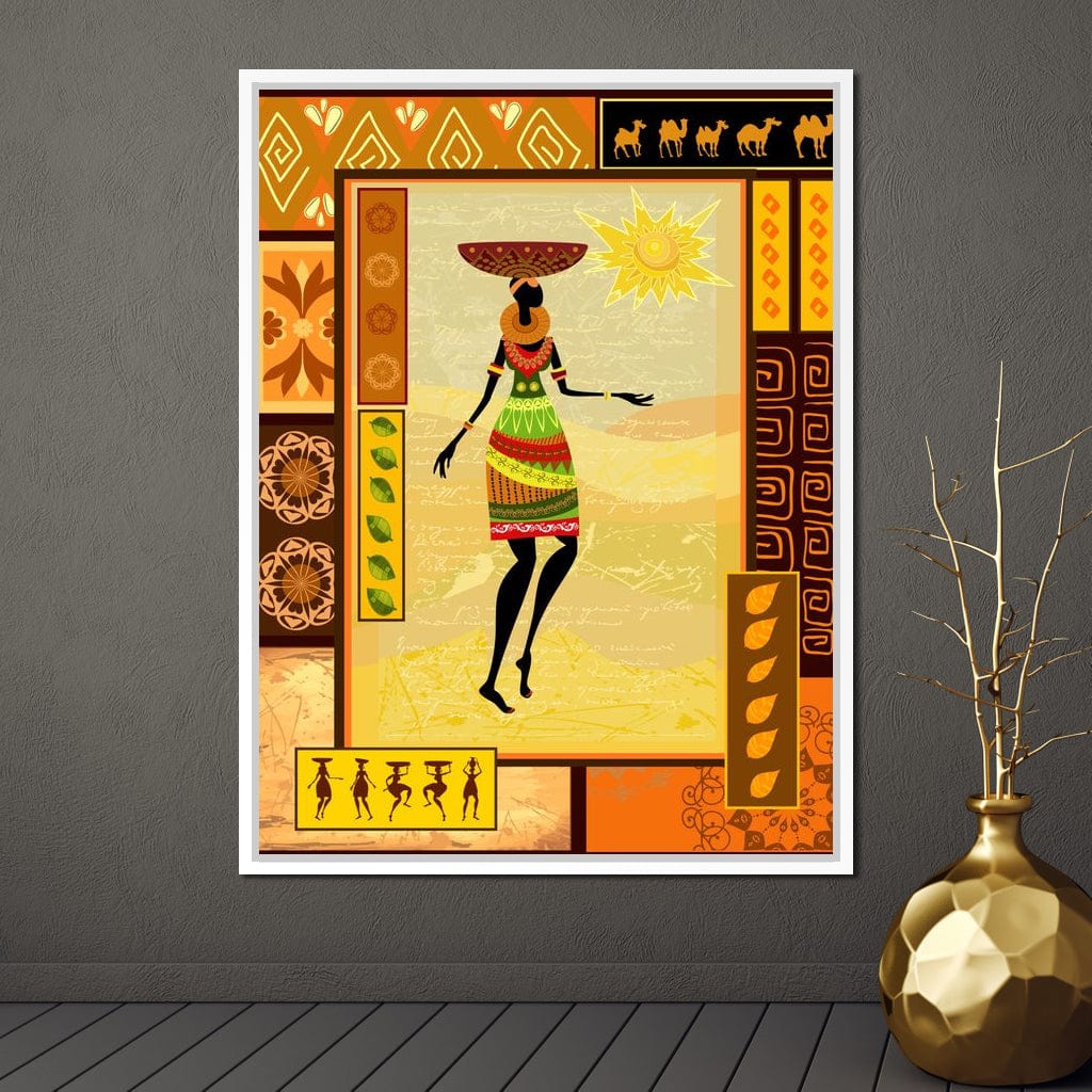 African Art Canvas Wall Art