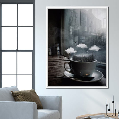 Cup Forest Canvas Wall Art