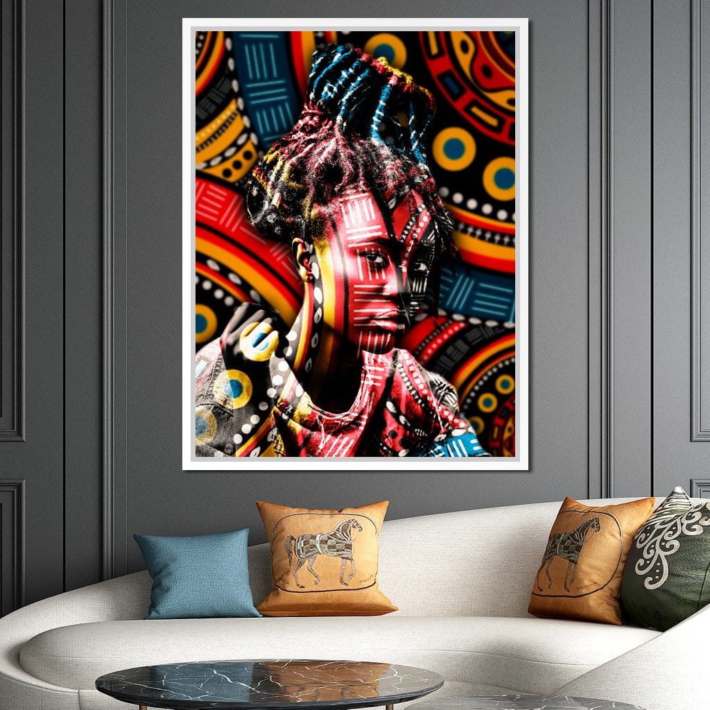 Colorful Portrait Canvas Wall Art