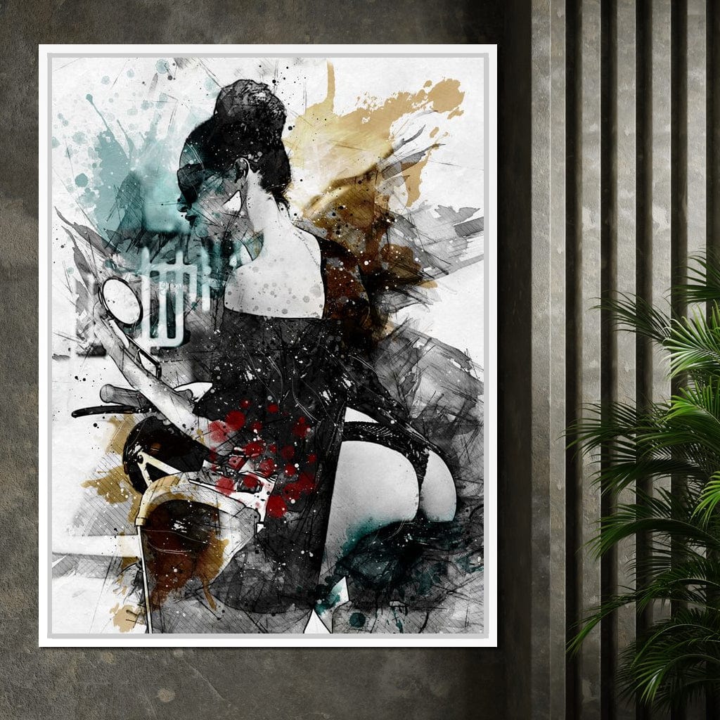 Sensuel a Paris Canvas Wall Art