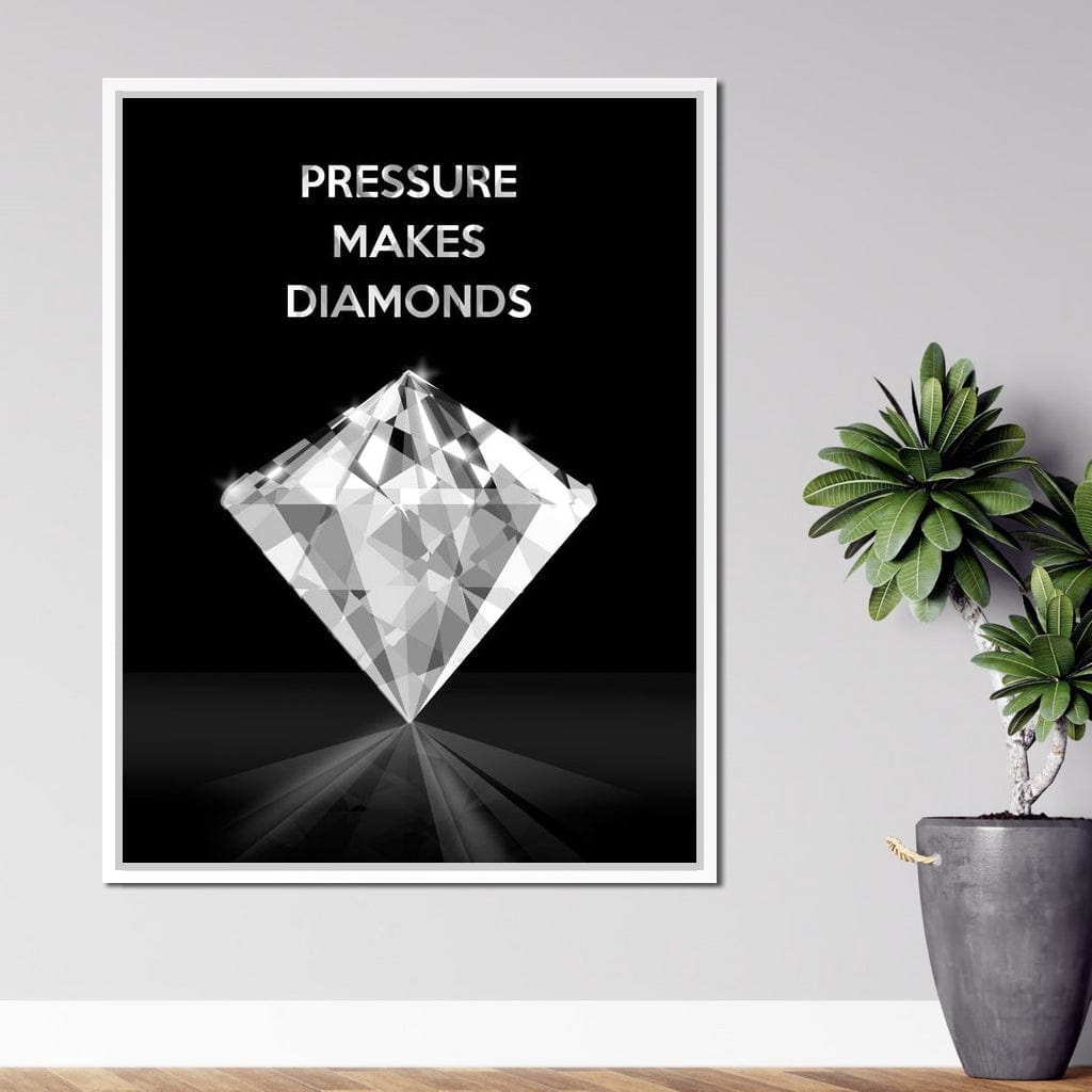 Pressure Makes Diamonds Canvas Wall Art