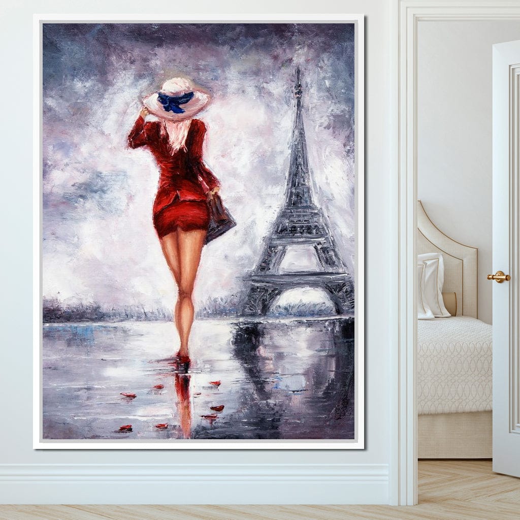 Looking for Love in Paris Canvas Wall Art