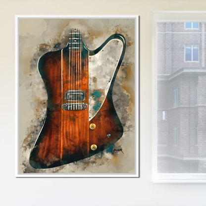 Eric Clapton's Electric Guitar Canvas Wall Art