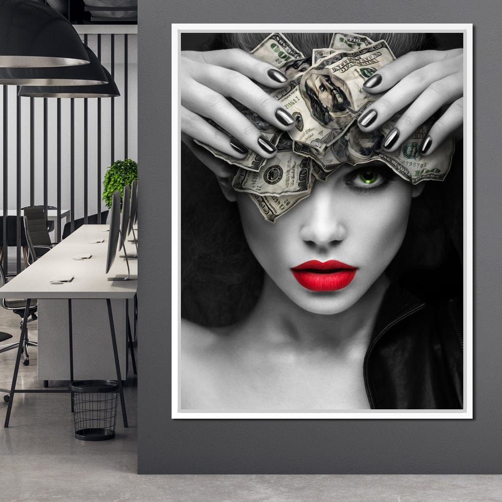 Mind On the Money Canvas Wall Art