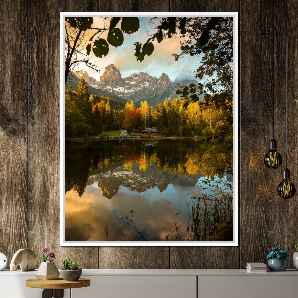 Lake Welsperg Canvas Wall Art