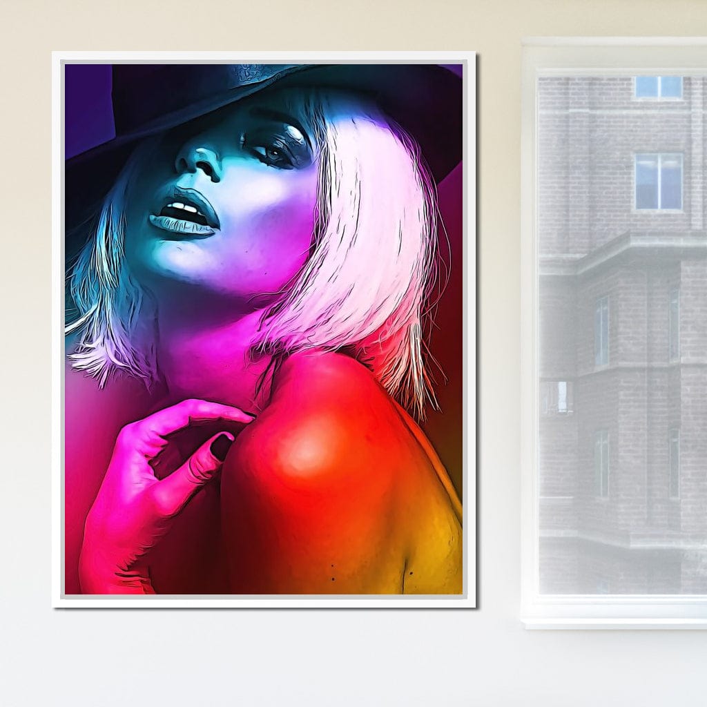 Seductive Blonde 1 Canvas Wall Art