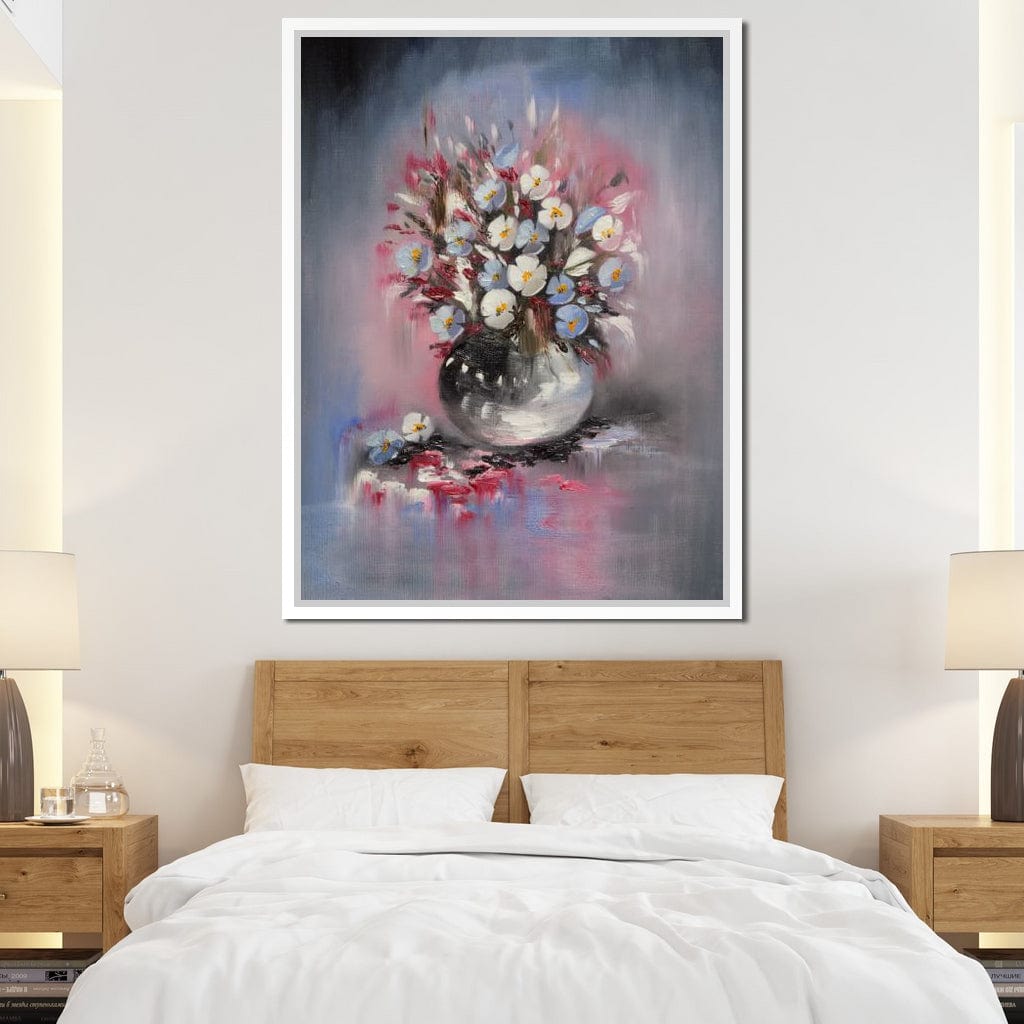 Beautiful Flowers Vase Canvas Wall Art
