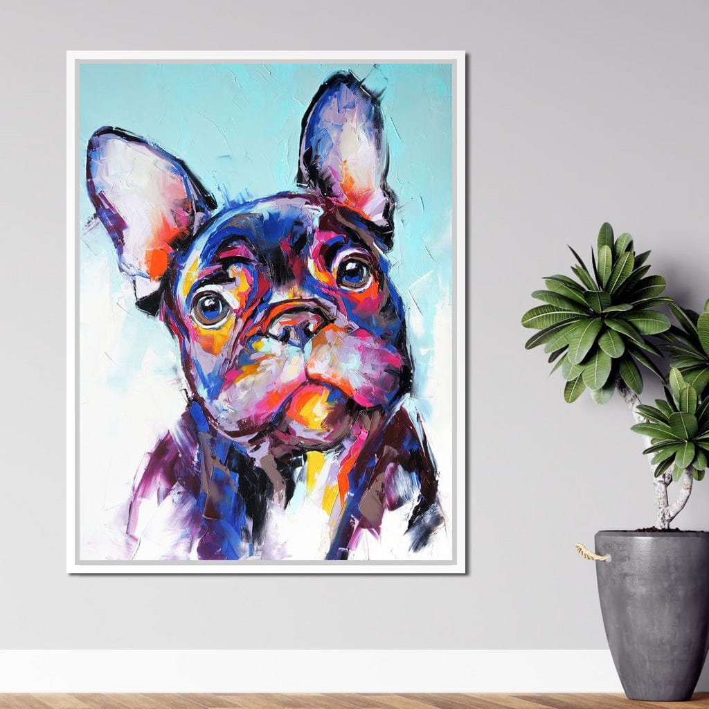 French Bulldog Canvas Wall Art