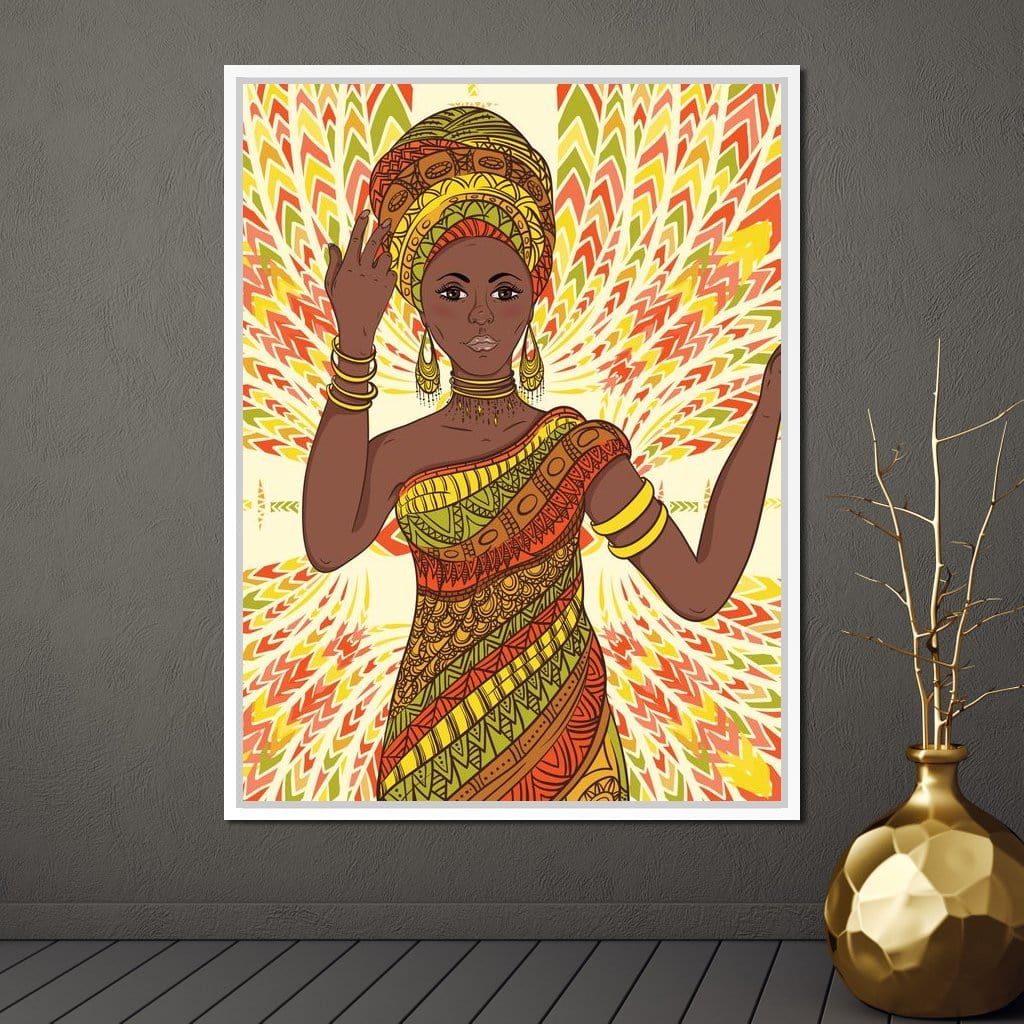 Beautiful Dancing Woman Canvas Wall Art