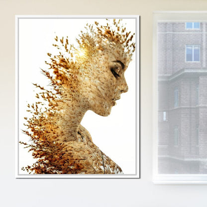 Harvest Queen Canvas Wall Art