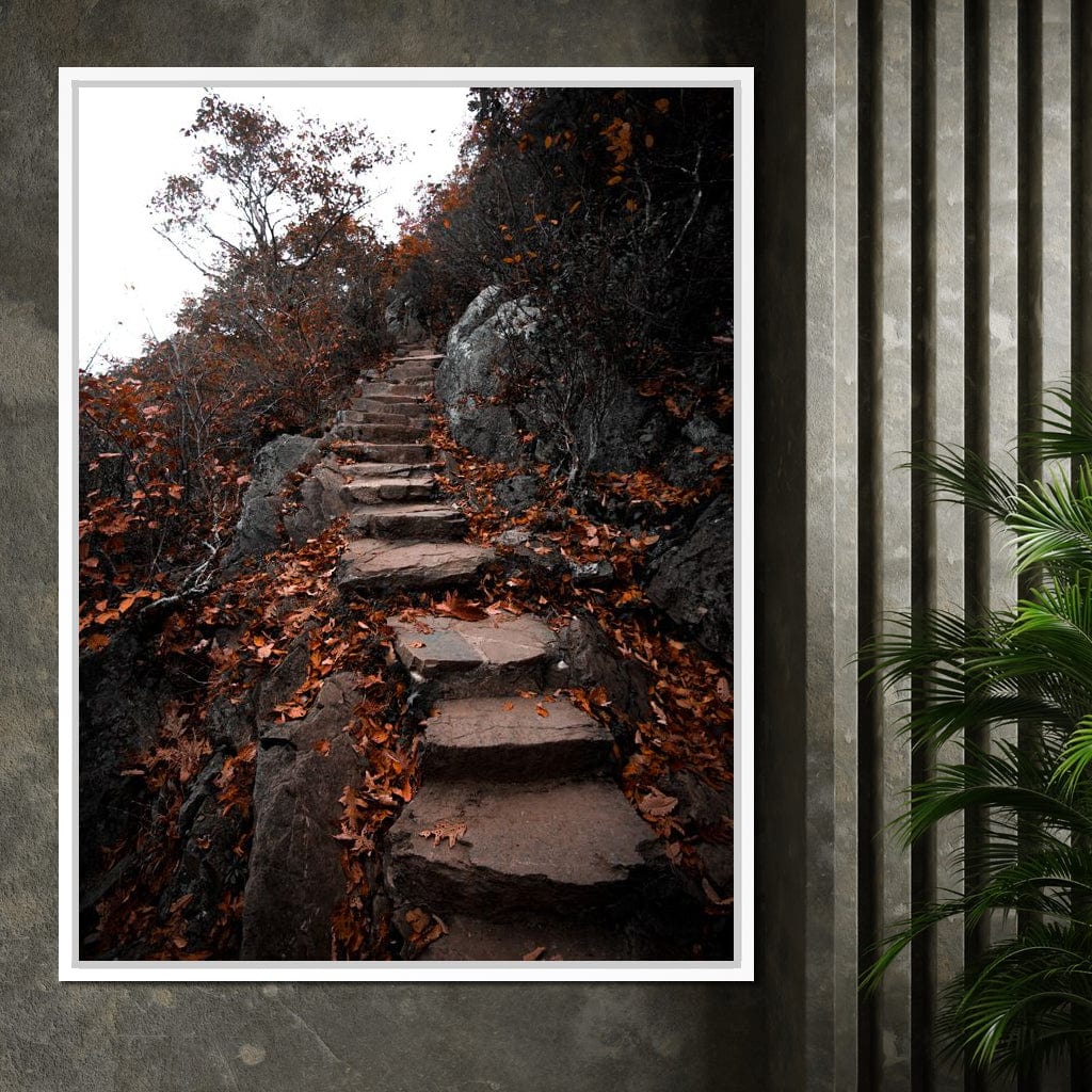 Autumn Path Canvas Wall Art