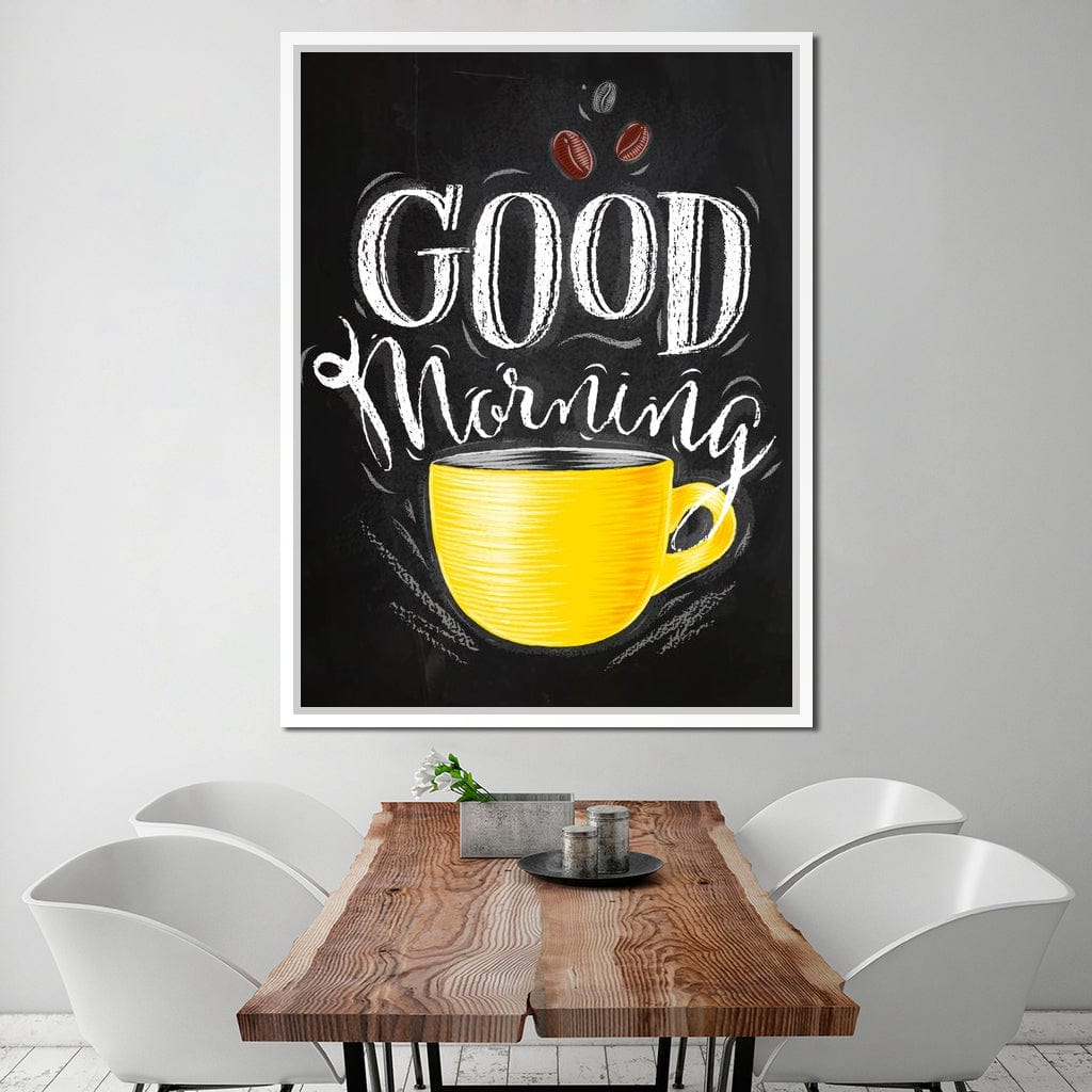 Good Morning Canvas Wall Art