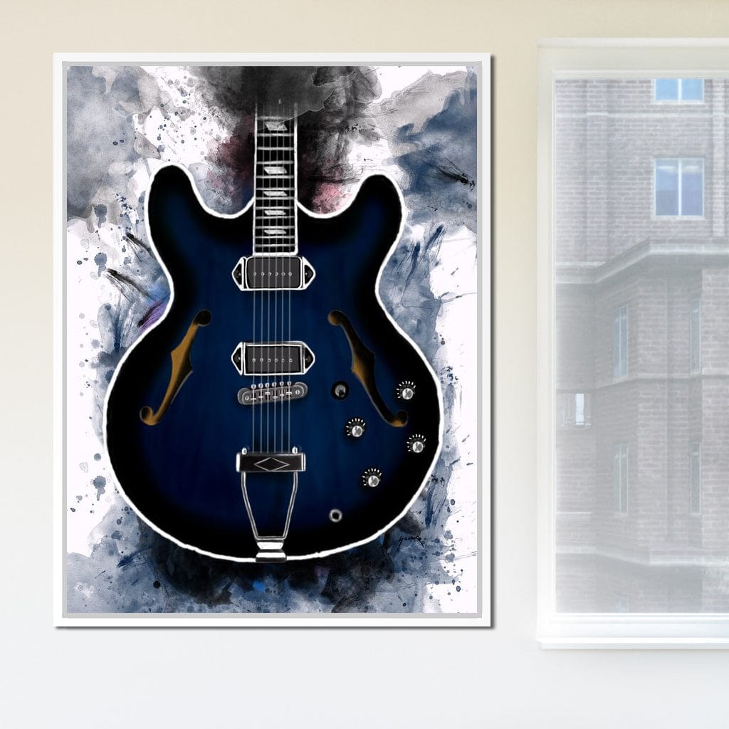 Gary Clark Jr's Electric Guitar Canvas Wall Art