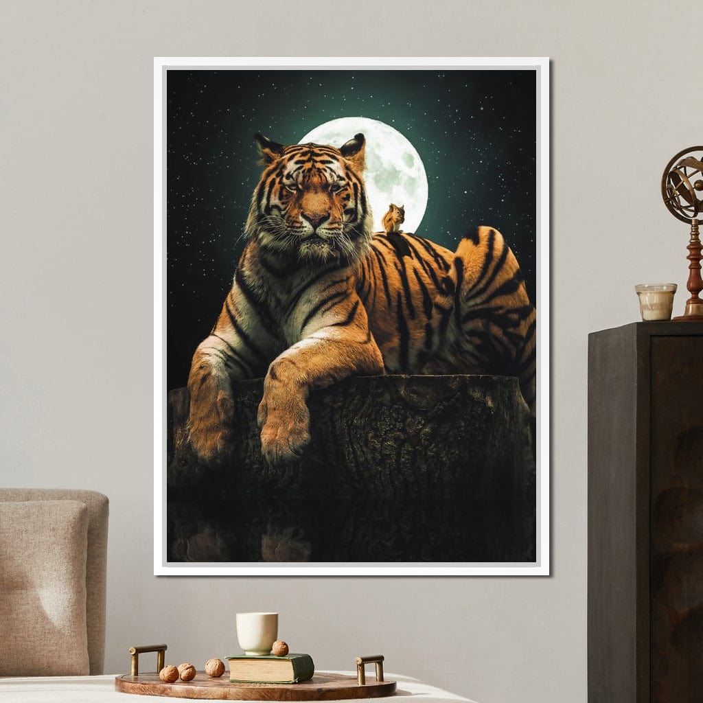 Tiger Squirel Canvas Wall Art