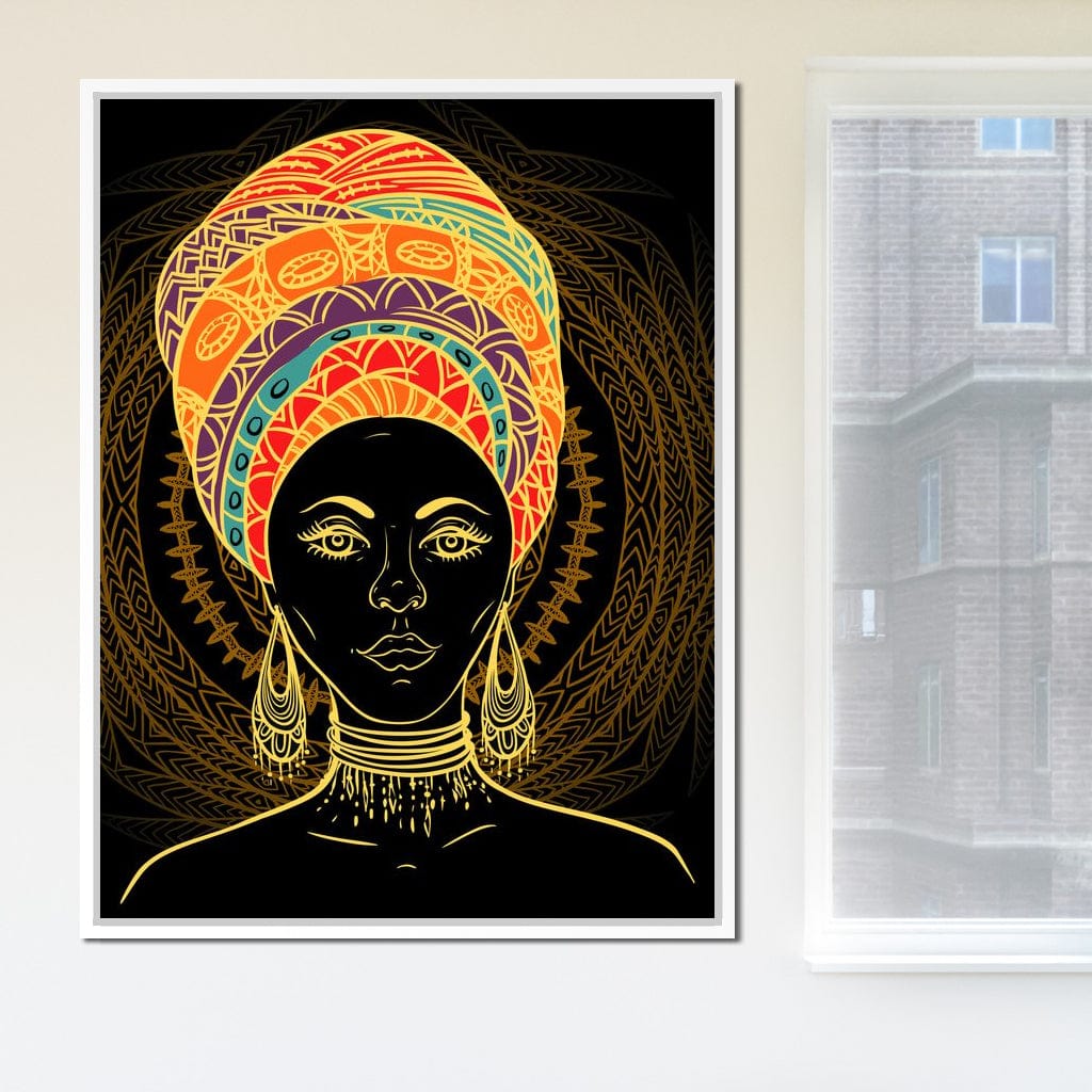 Colorful Turban Canvas Wall Art