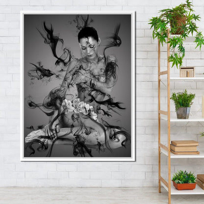 The Smoke Collection 07 Canvas Wall Art