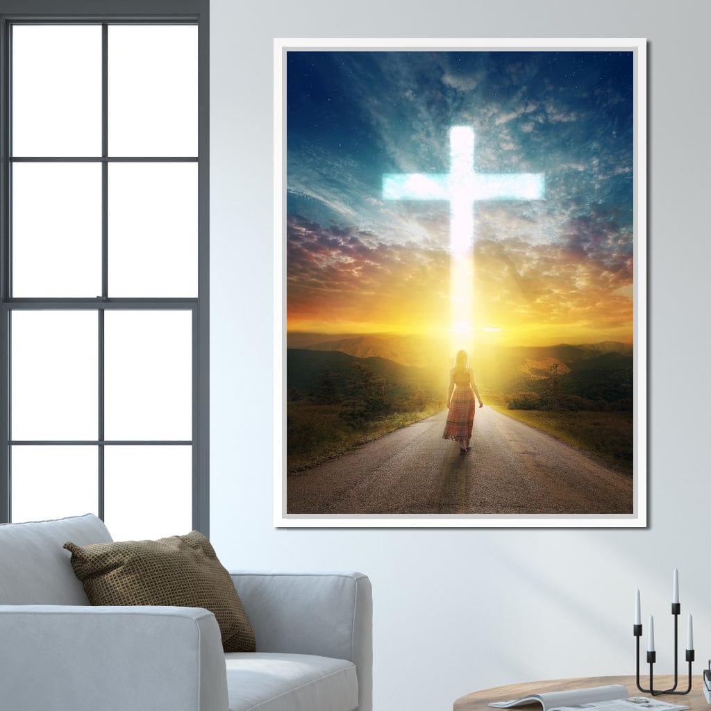 Faith Road Canvas Wall Art