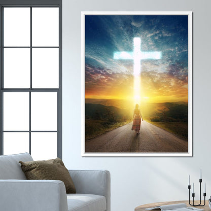 Faith Road Canvas Wall Art