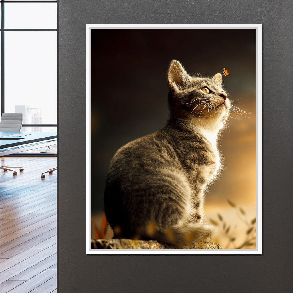 Cat Canvas Wall Art