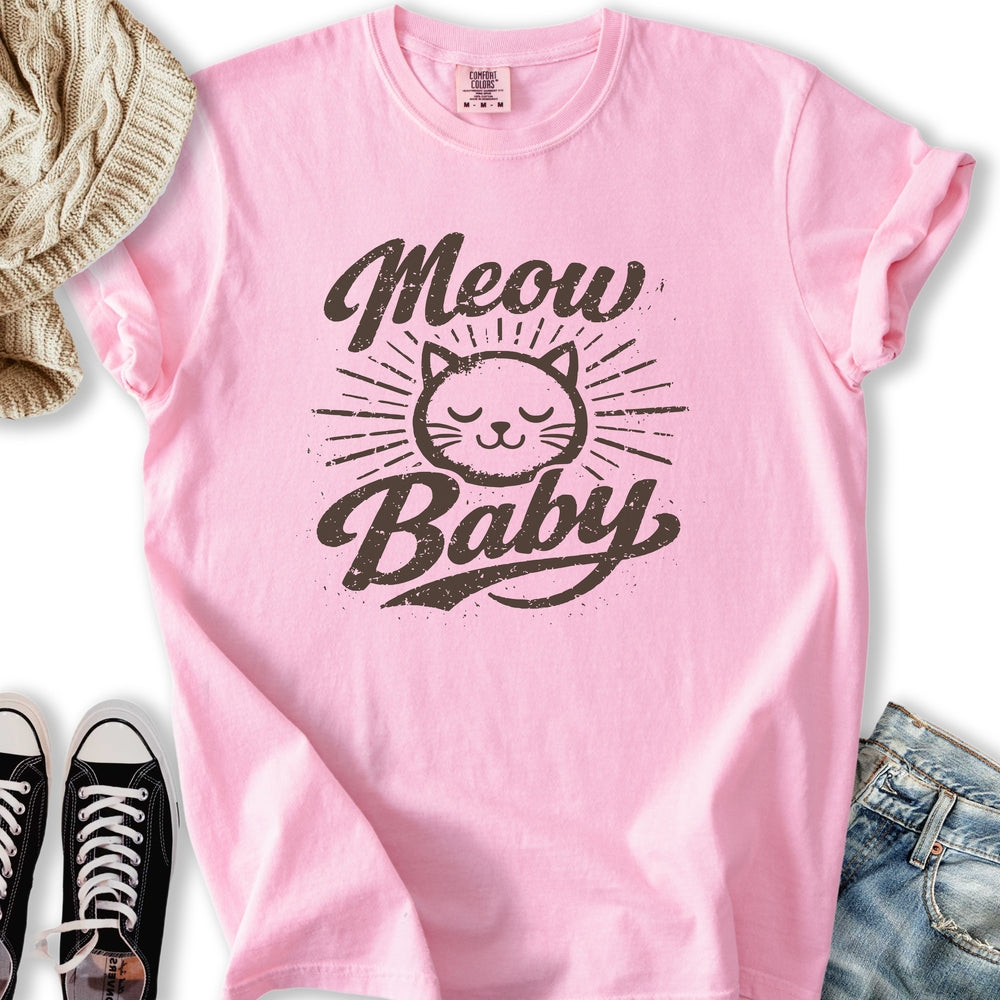 Meow Baby Retro Relaxed Tee