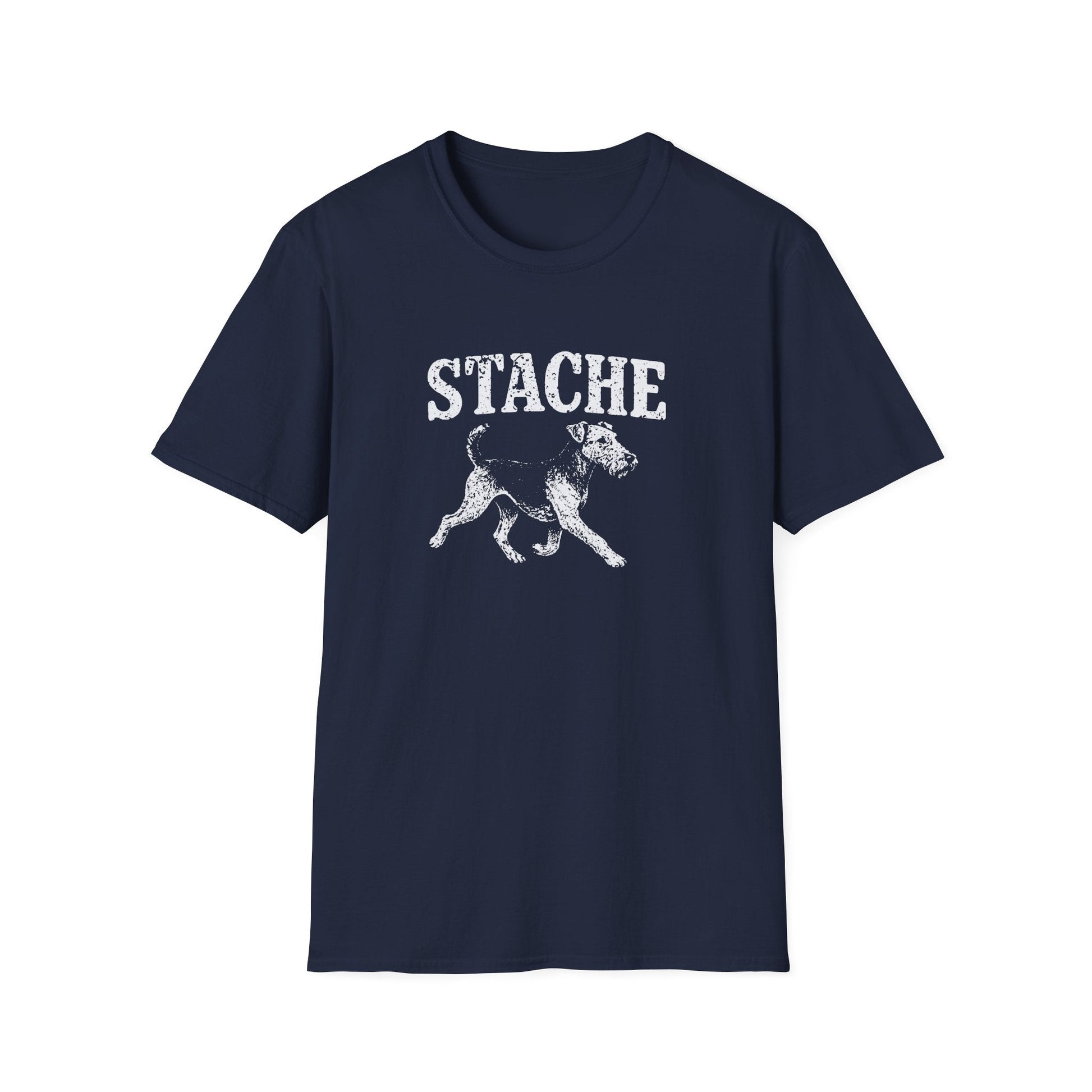 Airedale Terrier Stache Tee
